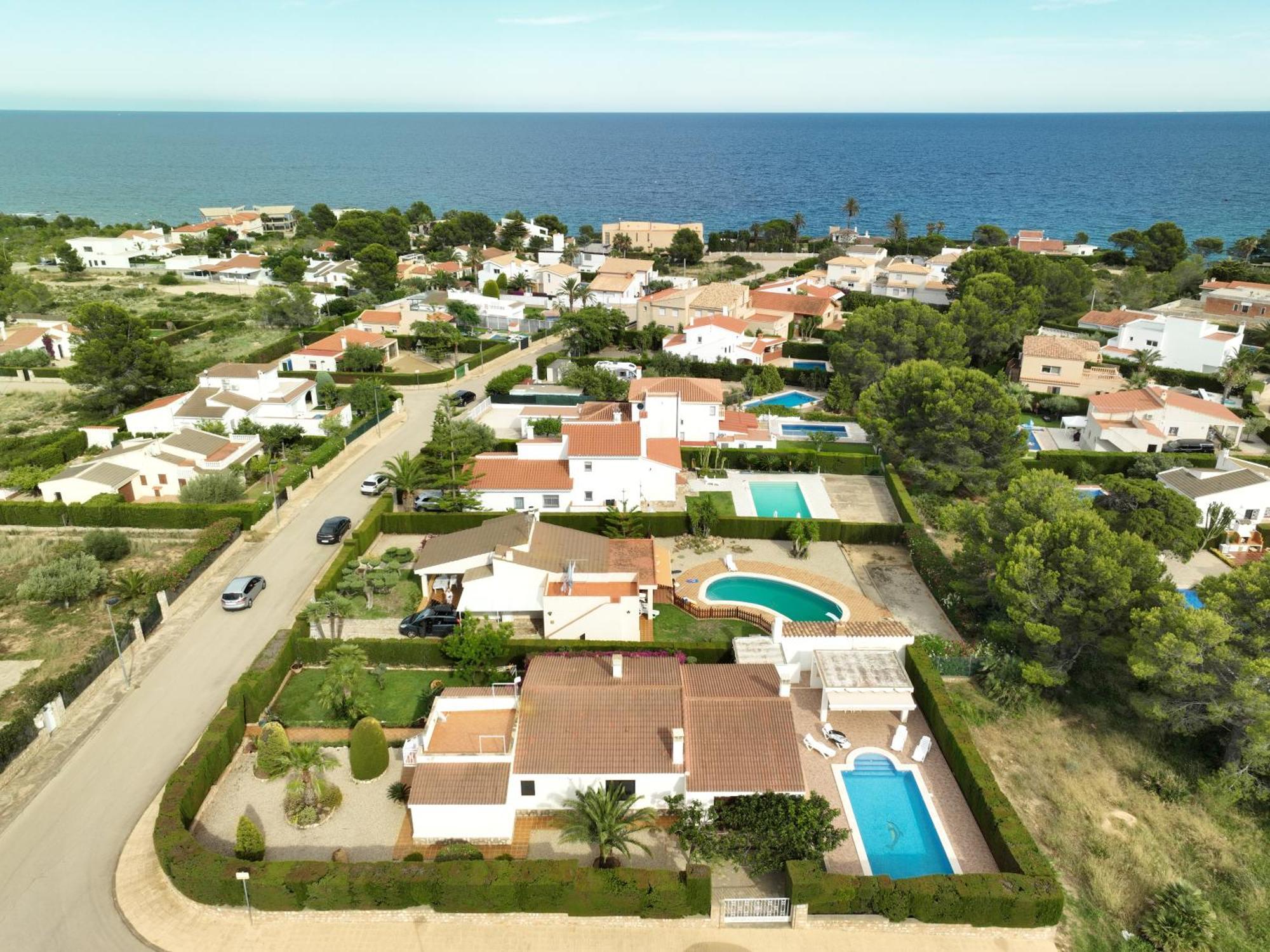 Exclusiva Villa Con Piscina Calafat Exterior foto
